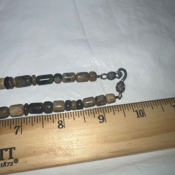 Vintage Boho Multi Stone Chunky Charm Necklace - Picture 8 of 11